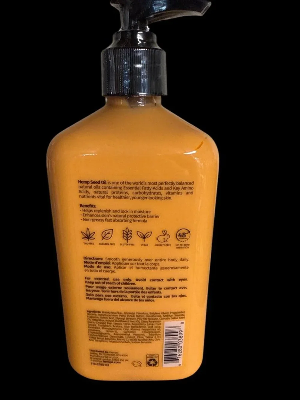 Hempz Mandarin Orange Key Lime Herbal Body Moisturizer 500ml Rare NWT Sealed